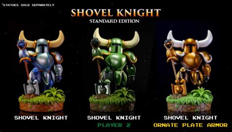 F4f Player 2 Green Shovel Knight Statue Revealed And Ordering Details