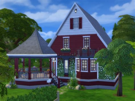 The Sims Resource Lakeview Cottage No Cc