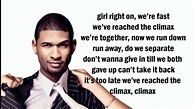 Usher - Climax (Lyrics On Screen) - YouTube
