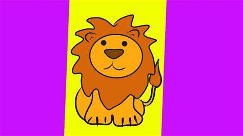 Cute Lion Painting Youtube