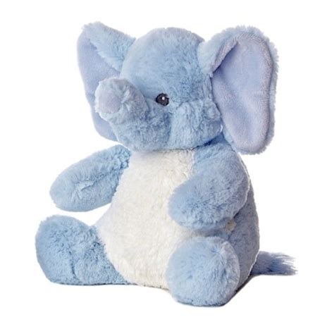 Sweet And Softer 11 Inch Stuffed Blue Elephant By Aurora At Stuffed