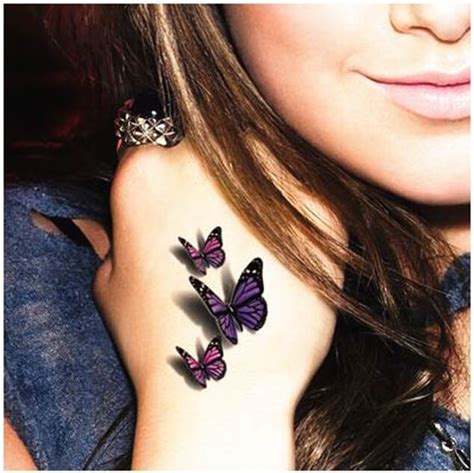 3d Butterfly Tattoos In Temporary Tattoos