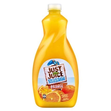 Buy Just Juice 50 Less Sugar Reduced Sugar Orange Juice 28l Online At