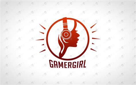 Girl Gamer Logo For Sale Premade Gamer Girl Logo Lobotz Ltd