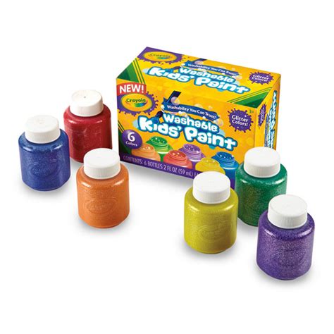 Crayola Glitter Paint Coloring Pic
