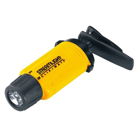 Clip On Led Flashlight Yellow White Led