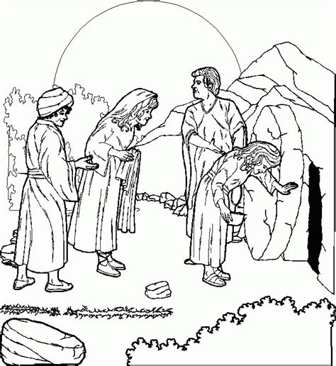 Jesus Heals Ten Lepers Coloring Page - Coloring Home