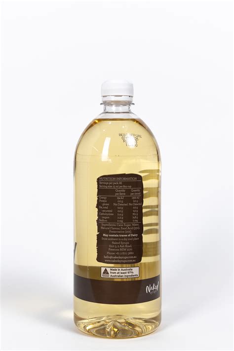 Naked Syrups Vanilla Flavouring 1Ltr Grand Central Coffee