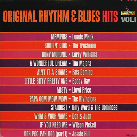 Original Rhythm And Blues Hits Vol 1 Discogs