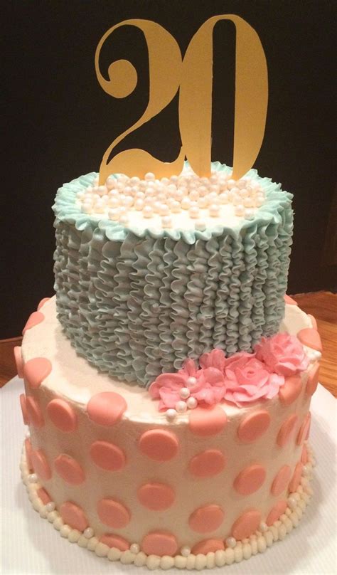 20th Birthday Cake For Girls