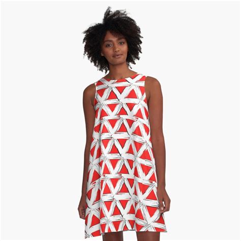 157 Inverted Triangle Weave Kook Art A Line Dress By Kookart A Line Dress Dresses