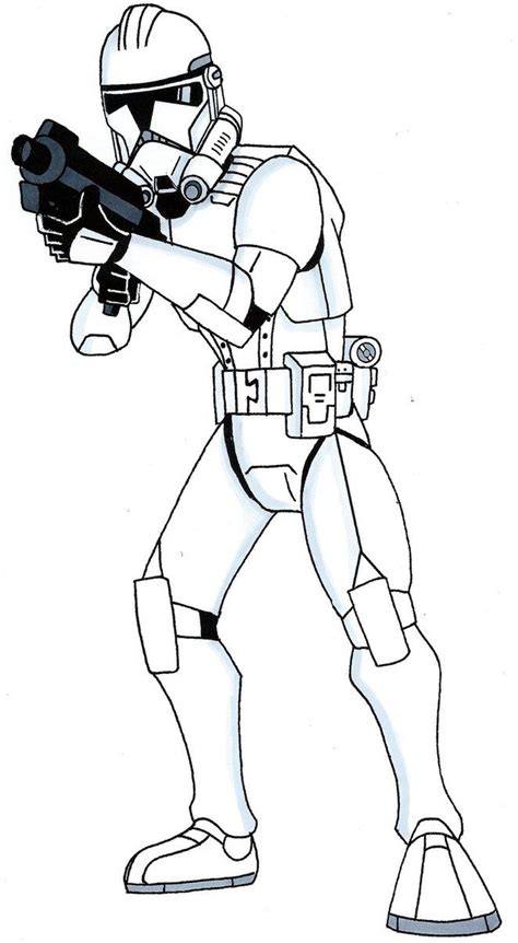 Phase 2 Star Wars Clone Trooper Coloring Pages Askworksheet