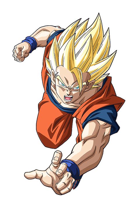 Goku Ssj2 V2 Dbkai Render By Fradayesmarkers On Deviantart F57