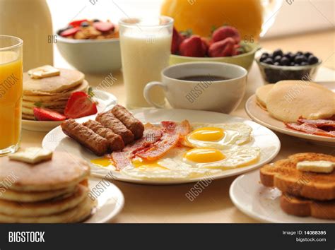 Breakfast Foods Image And Photo Free Trial Bigstock