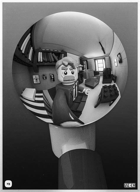Here, the central sphere that reflects escher at work the spheres at right and left are reflected in the center sphere. Pin on Lego Characters/Animals