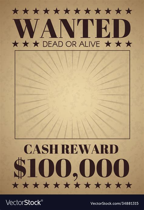 Old Western Wanted Poster Template Database Vrogue Co