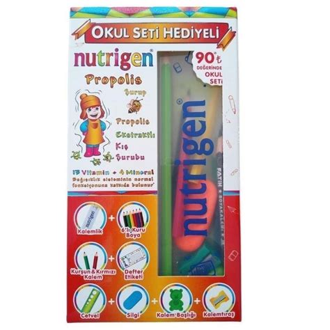 Nutrigen Propolisli Urup Ml Okul Seti Hediyeli