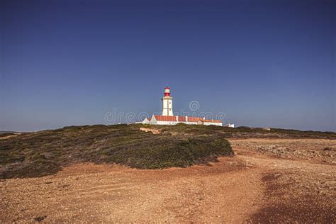 Cape Espichel Lighthouse Stock Photo Image Of Panoramic 158882054