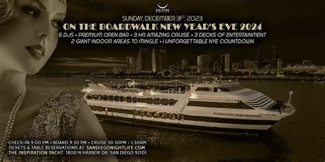 San Diego New Years Eve On The Boardwalk Cruise 2024 Vip Nightlife