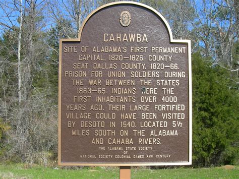 Cahawba Historic Marker Cahaba Alabama Cahawba Is The Old Flickr