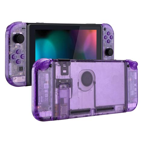 Buy Extremerate Clear Atomic Purple Back Plate For Nintendo Switch