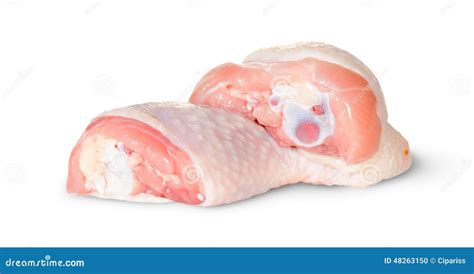 Two Raw Chicken Legs Lying On Each Other Stock Photo Image Of