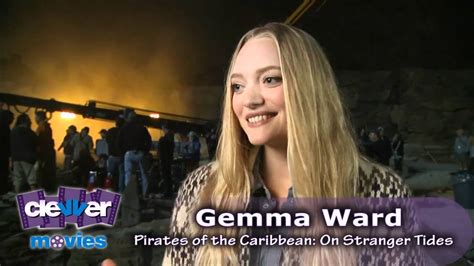 Gemma Ward Pirates Of The Caribbean On Stranger Tides Interview Youtube