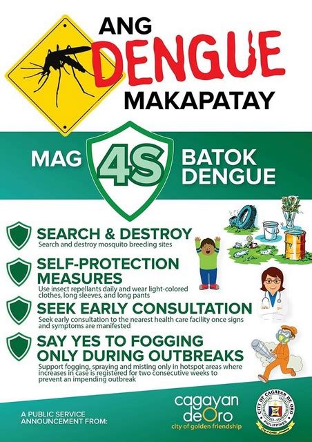 Dengue Mosquito Prevention Poster Preventive Measures To Control