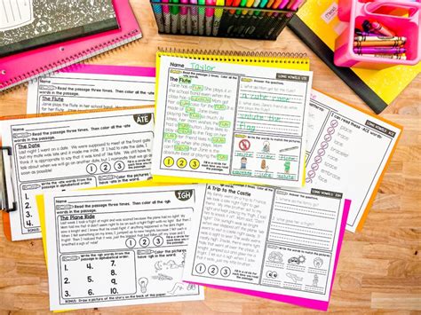 Free Phonics Worksheets Lucky Little Learners