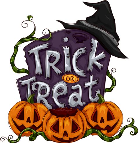 Tube Png Halloween Trick Or Treat Png Halloween Clipart