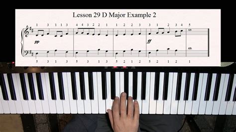 Learn How To Play Piano Lesson 29 Playing Songs In The Key Of D