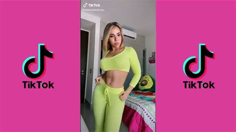 Los Mejores Bailes Del Tik Tok Chicas Sexis Si Te La Jalas Pierdes Hot C Youtube