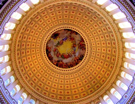 Inside The Dome Of The Us Capitol Building Washington D Flickr