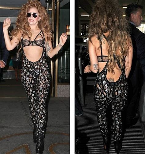 503ab Large 21265075 Lady Gaga Turns Back Time In Cher Style Jumpsuit