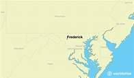 Where is Frederick, MD? / Frederick, Maryland Map - WorldAtlas.com