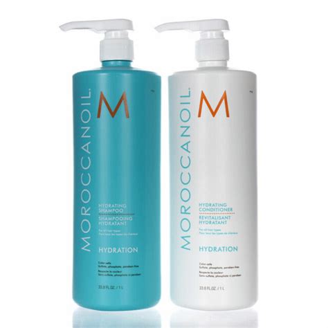 Moroccanoil Hydrating Shampoo And Conditioner 338 Oz 1l Duo New Fast
