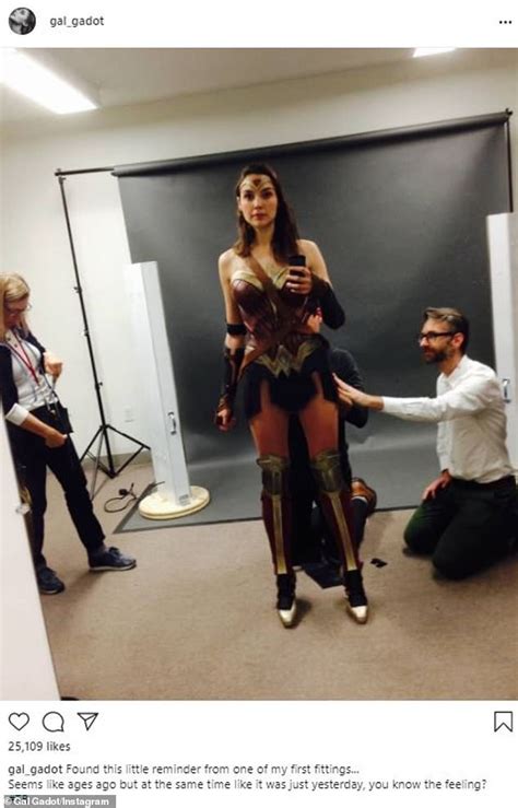 Gal Gadot Shares Snap From Wonder Woman Costume Fitting Ahead Of News