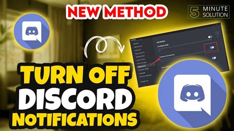 How To Turn Off Discord Notifications 2023 Youtube