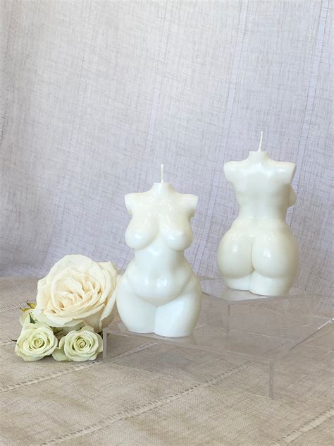 butt candle curvy body shape female candle plus size woman etsy