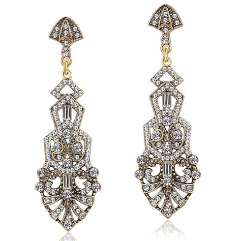 1920s Gatsby Jewelry Flapper Earrings Necklaces Bracelets