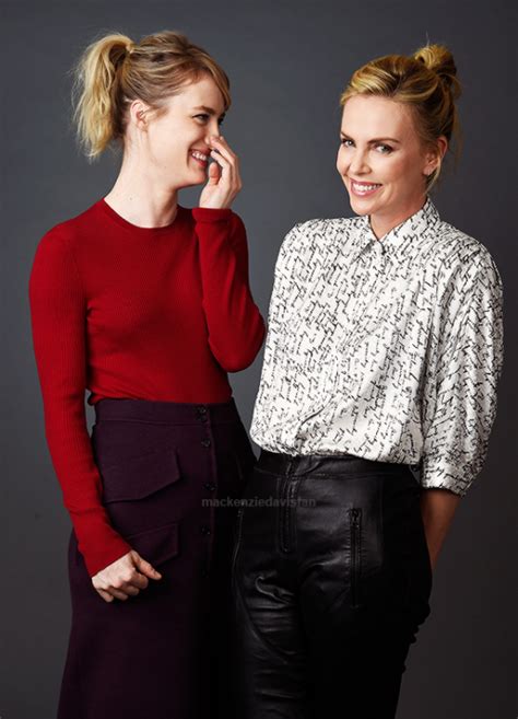 Mackenzie Davis And Charlize Theron Photographed By Chris Pizzello At