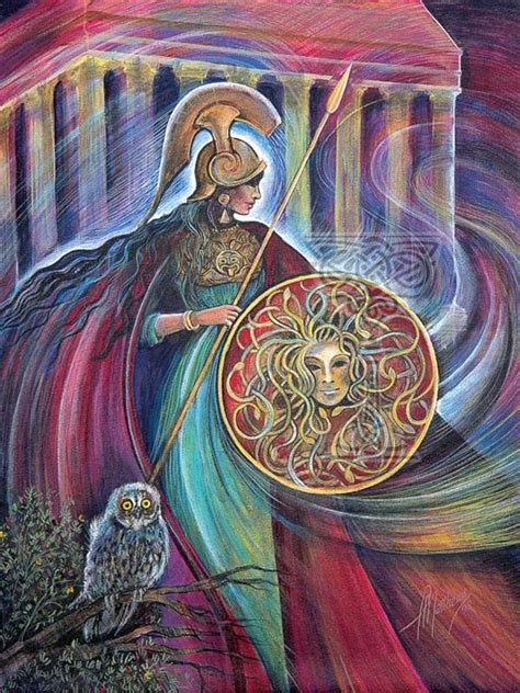 Athena By Pamela Matthews Visionary Art Ancient Mythology Mythology