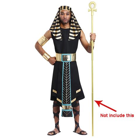 halloween costumes ancient egypt egyptian pharaoh king outfits for adult men party cosplay