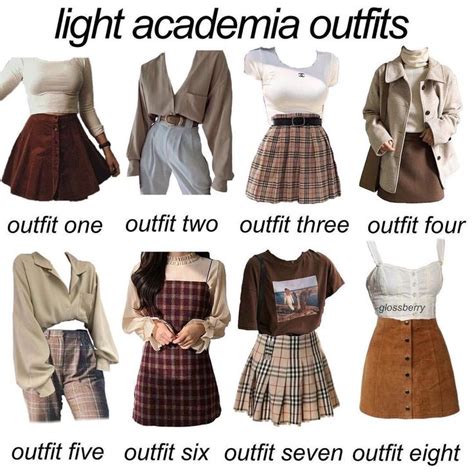 Aesthetic Essentials On Instagram Which Light Academia Outfit Is Your Aesthetic