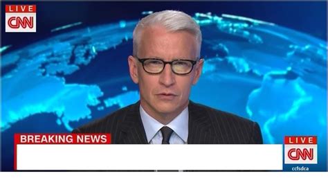 Cnn Breaking News Anderson Cooper Blank Template Imgflip