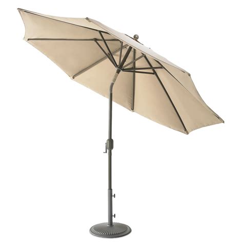 The Wind Adapting Market Umbrella Hammacher Schlemmer