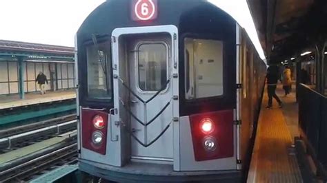 R142a 6 Train Arriving At Whitlock Avenue Youtube