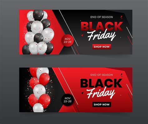 Premium Vector Black Friday Sale Banner Design Templates