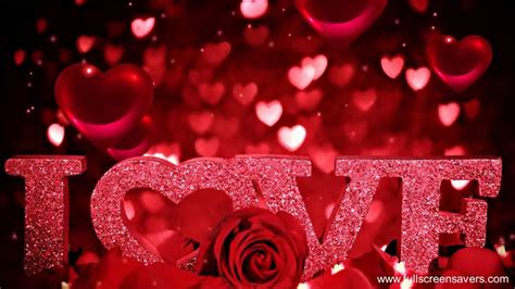 Romantic Hearts Screensaver Download Hearts Screensaver Youtube