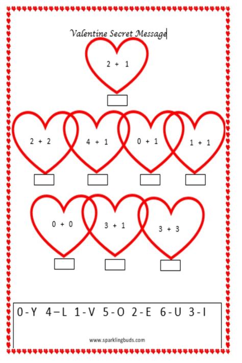 Valentines Day Printable Worksheets